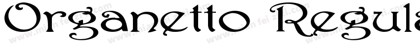 Organetto Regular Ext字体转换